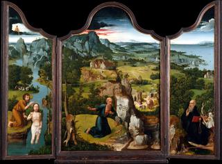 Triptych:  The Penitence of Saint Jerome