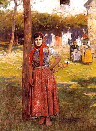 Mujer en el Campo