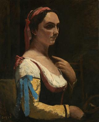 Italian Woman with Yellow Sleeve