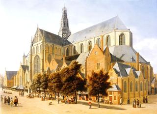 The Grote or St. Bavokerk in Haarlem