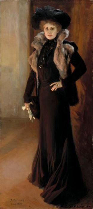 Portrait of the Opera Singer Aino Ackté