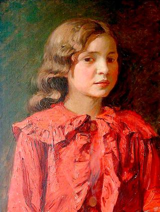 Portrait of a Girl in a Red Dress