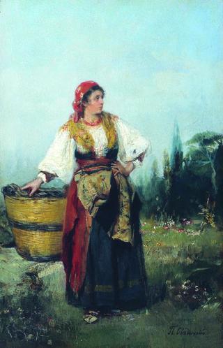 Woman with a Basket