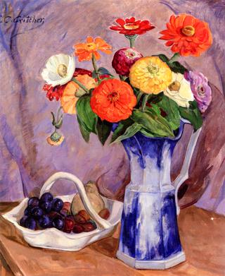 Still Life with Fruit and Flowers