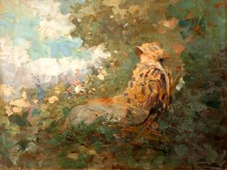 Woman in the Garden