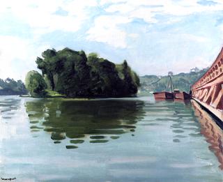 Barges at Mericourt