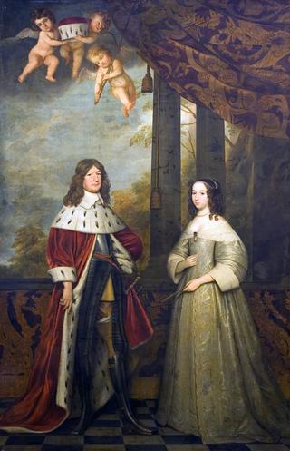 Double-portrait of Frederick William, Elector of Brandenburg and Luise Henriette, Countess of Nassau