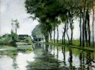 Canal Scene, Holland