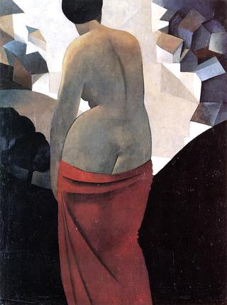 Woman in a Red Wrap