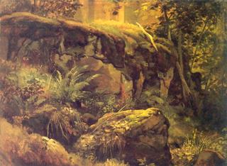 Stones in the Forest, Valaam (study)