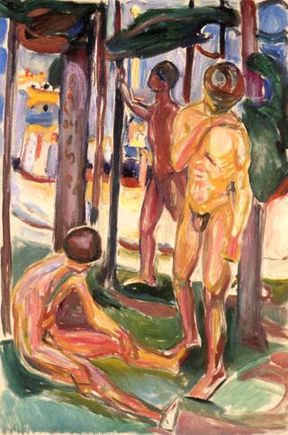 Naked Men in Landscape