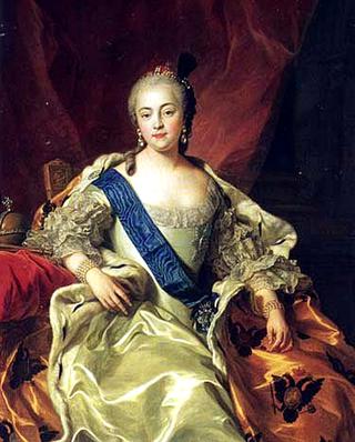 Portrait of Empress Elisabeth Petrovna