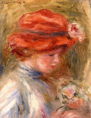 Young Woman in a Red Hat