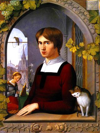 画家弗兰兹·普福尔的肖像