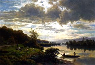 The Aare near Dreibeinskreuz