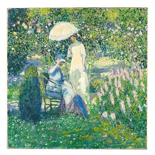 Two Ladies in a Garden