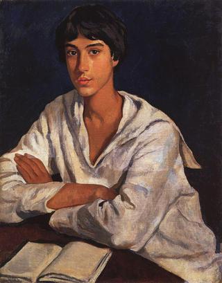 Portrait of E.I. Zolotarevsky in childhood