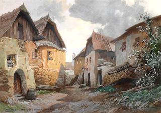 An Old Lane in Weißenkirchen in Wachau Valley