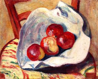 Still LIfe, Apples on a Chair