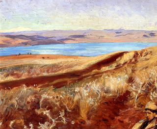 Landscape with the Lake of Tiberias (Sea of Galilee)