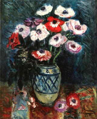 Vase of Anemones