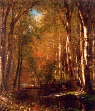 Autumn Landscape with Trees