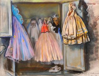 Closet of ballerina Irina Baranova