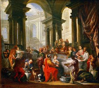 Feast Given under an Ionian Porch (second version)