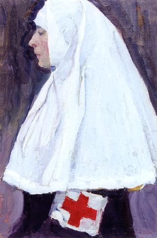 Portrait of E.P. Nesterova Dressed as a Nurse