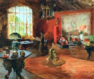 William Chase's Studio Interior, Shinnecock Hills