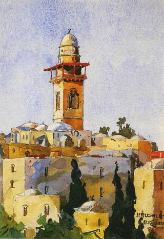 Jerusalem, Omar-Eben-Chatab Mosque