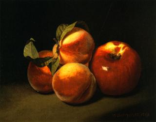 Still LIfe of Apples and Peaches