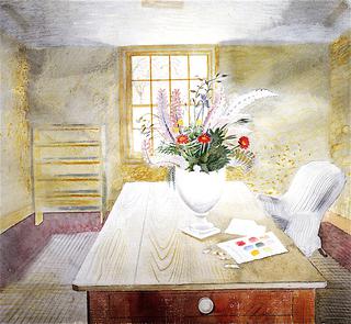 Flowers on a Cottage Table