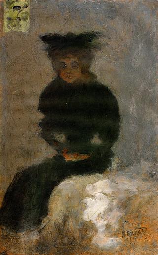 Seated Woman in a Black Hat