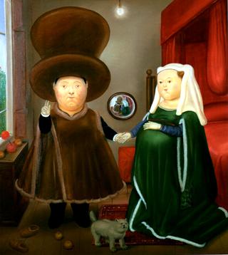 The Arnolfini Marriage  (after van Eyck)