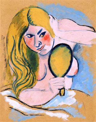 Female Nude with Hand Mirror II