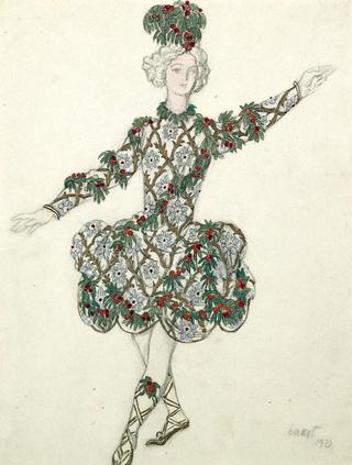 Costume Design For The Page Of The Cherry Fairy From A Production Of The Sleeping Beauty