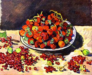 Still LIfe with Strawberries