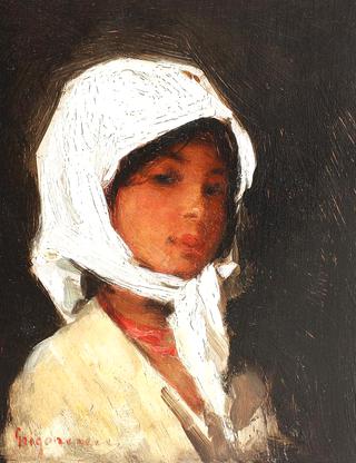 Woman with White Shawl