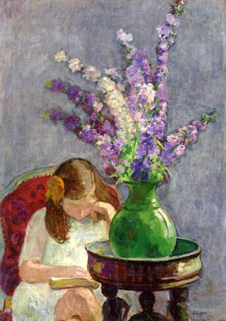 Girl with Flowers