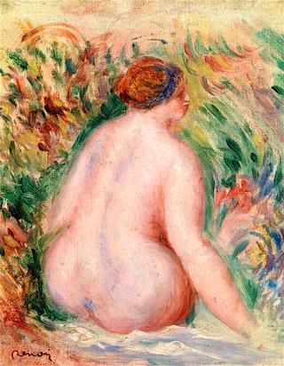 Seated Nude, View from the Back