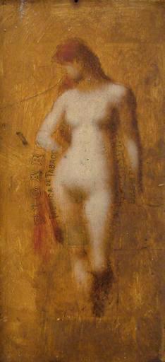 Femme nue au debout