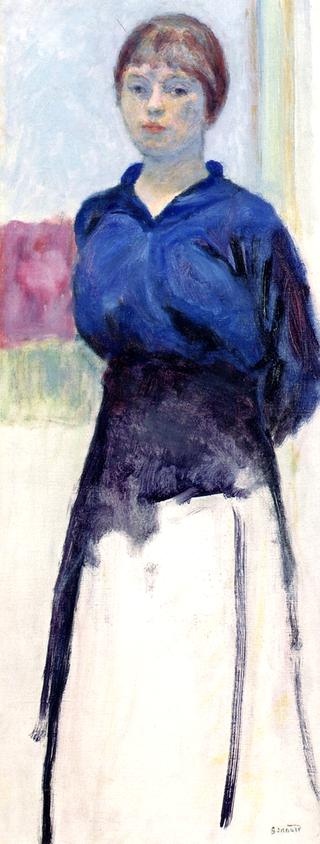 Woman in a Blue Blouse (study)