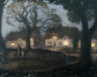 The Village Green at Night