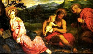 The Holy Family and Saint John the Baptist