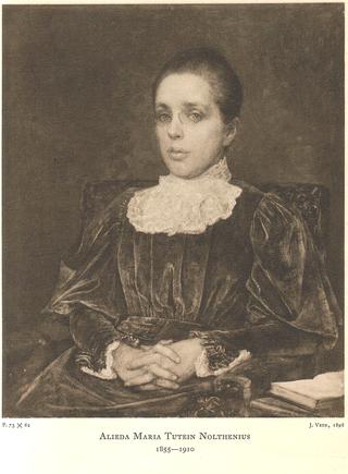 Portrait of Alieda Maria Tutein Nolthenius