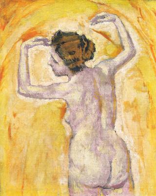 Female Nude with Raised Arms