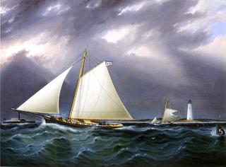 The Match between the Yachts 'Vision' and 'Meta' - Rough Weather