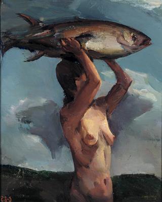 Woman with Fish