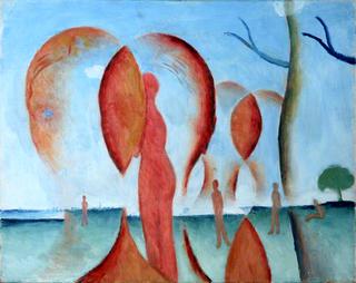 Abstract Figures in Landscape